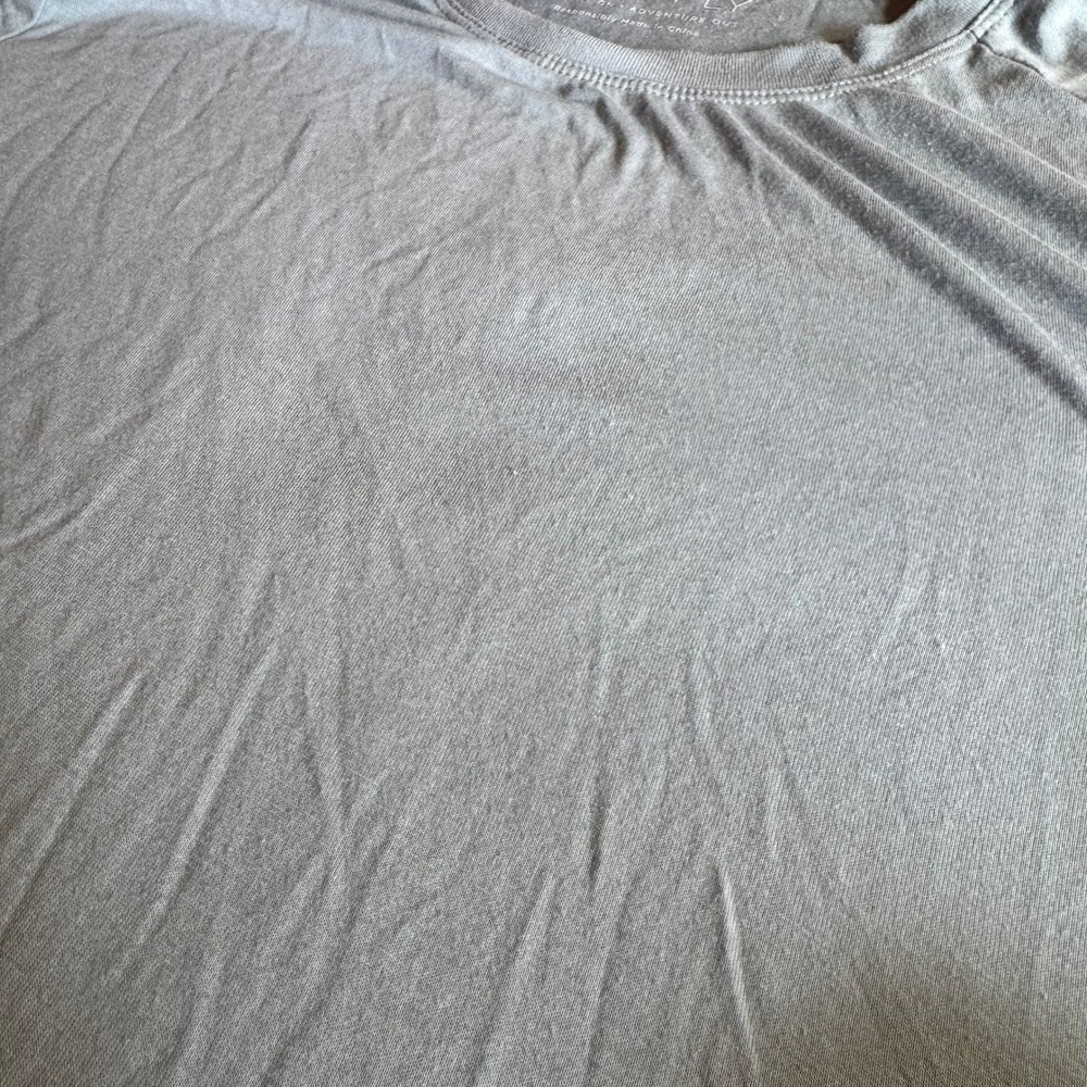 Free Fly Mens Bamboo Long Sleeve Shirt Blue Gray Thumbholes Size Medium - Picture 4 of 10